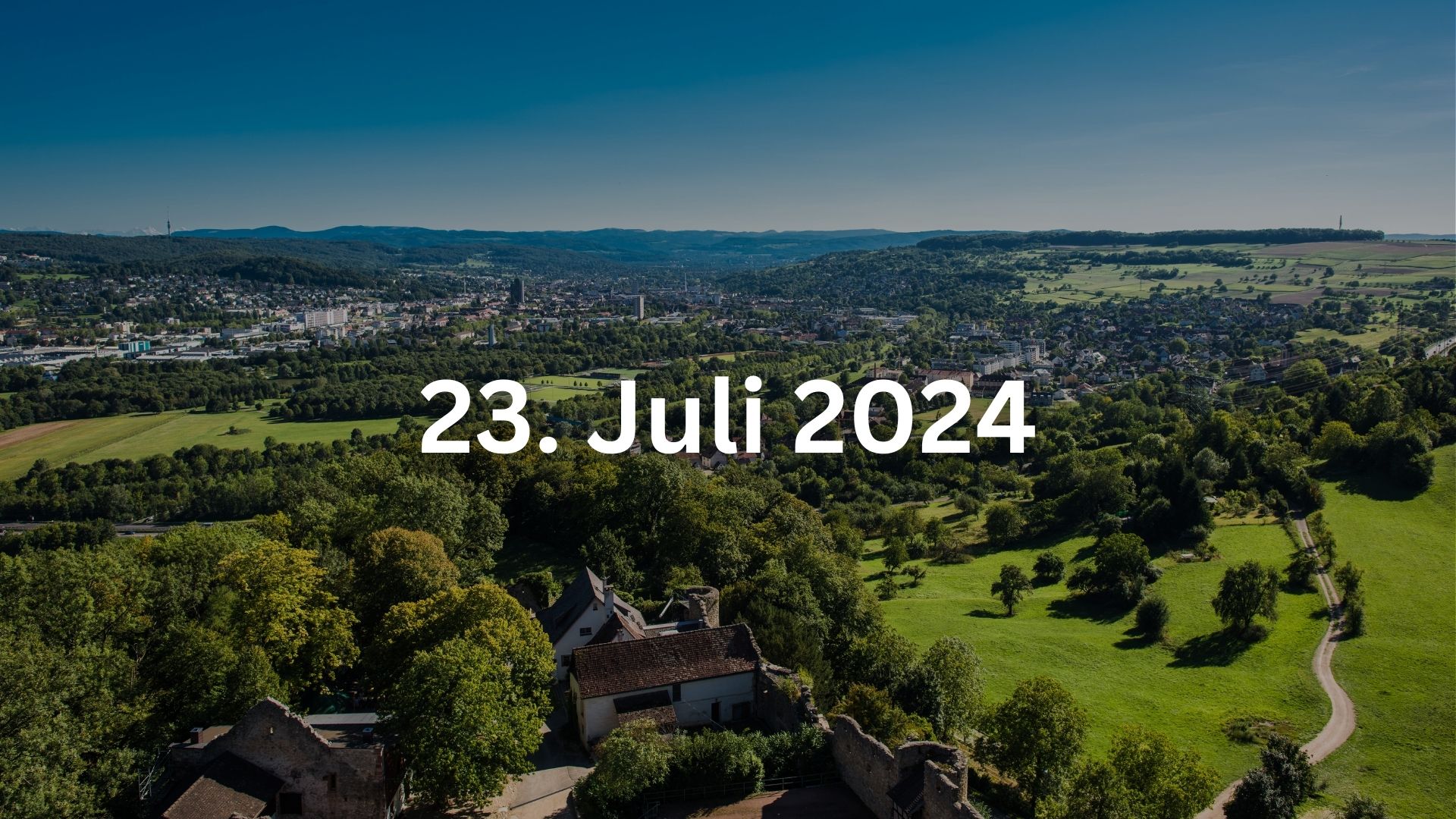 Bild von Lörrach mit dem Datum 23. Juli 2024